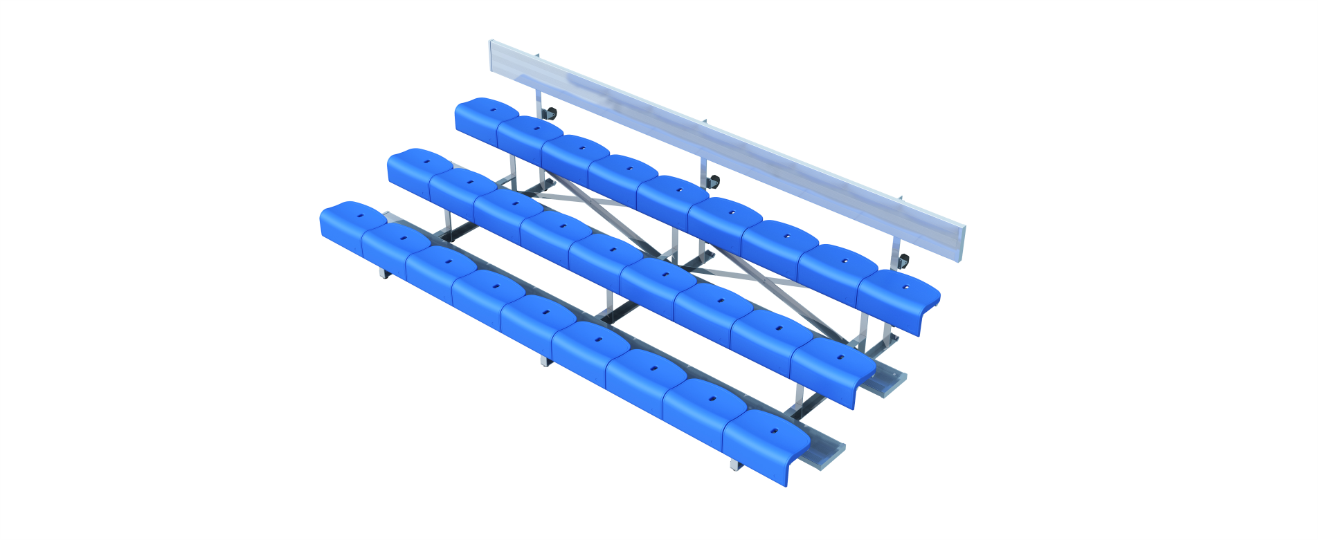 塑胶条凳铝合金看台